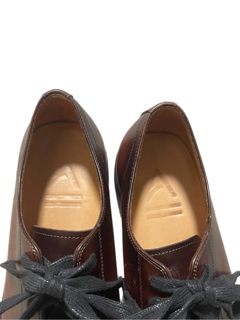 Mens Italian Leather OOGGII Luxury Brown Sneakers
